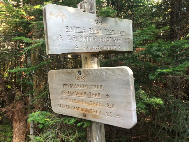 8/28 start of Rattle River trail
