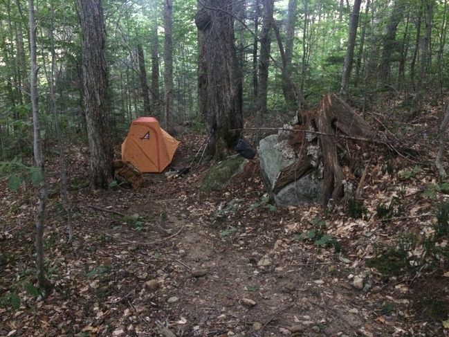 9/1  Stealth camp north of Rte. 26
